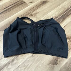 Glamorise sport black strappy wireless supportive 44G bra